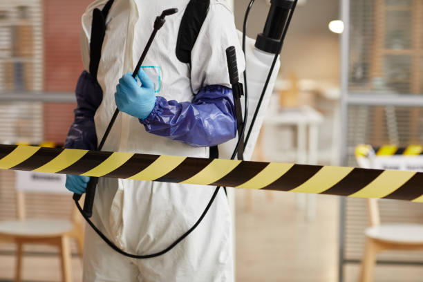 Professional Biohazard Cleanup technician working in Santaquin, UT